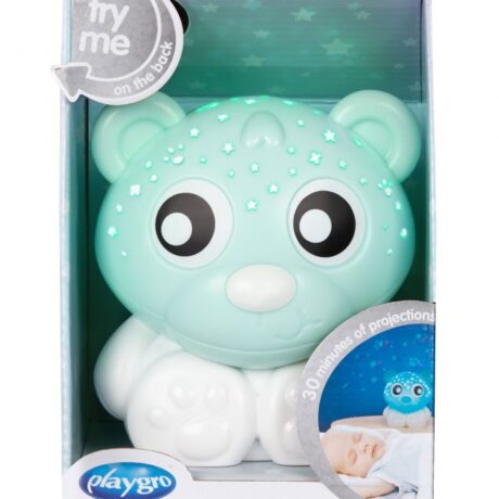 PROYECTOR BUENAS NOCHES BEAR MINT & WHITE PLAYGRO 0188118
