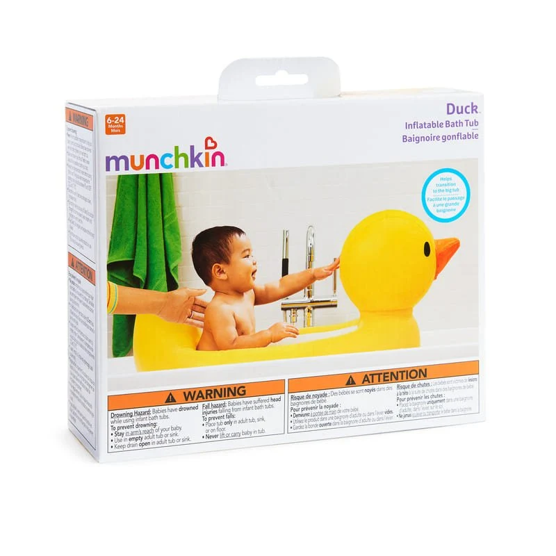 BAÑERA INFLABLE CON SENSOR DE TEMPERATURA PATO MUNCHKIN 32201 - Imagen 4