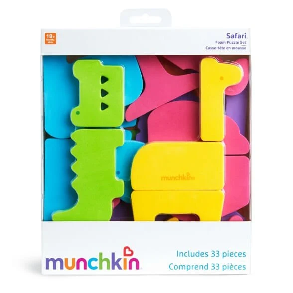 Safari Foam Puzzle Set Munchkin 17406 - empaque