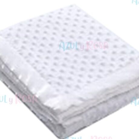 COBIJA TEXTURIZADA BURBUJAS BLANCO KOBYTIN 09390214