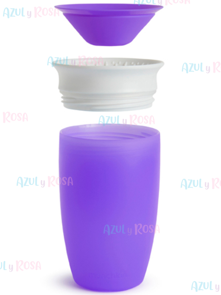 VASO ANTIDERRAME MIRACLE 360 10 OZ MORADO MUNCHKIN 51861 - Imagen 4
