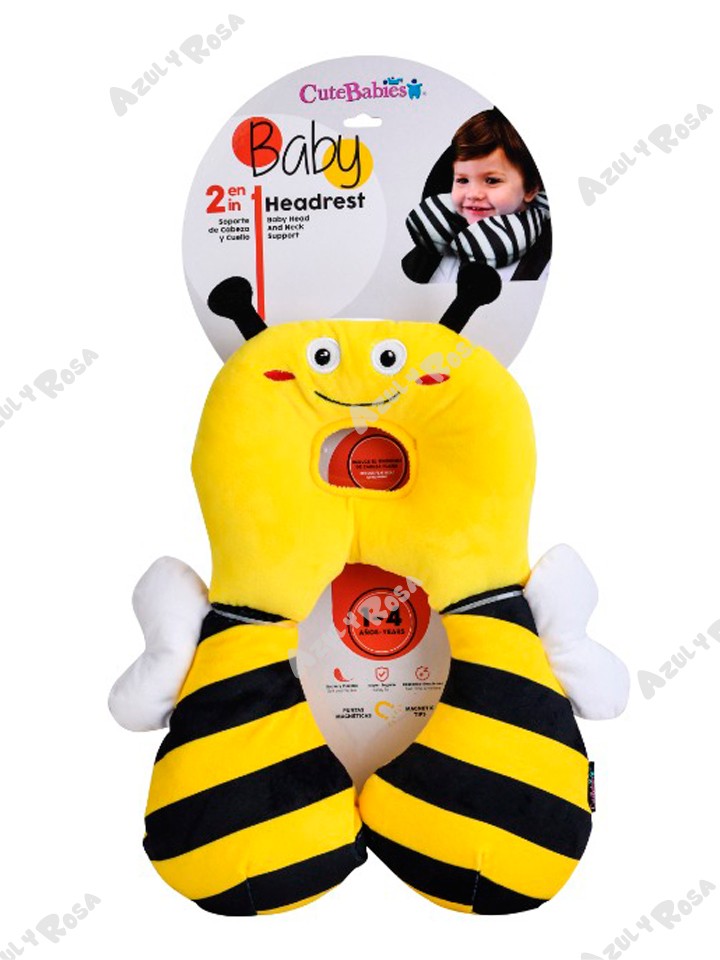 01241802 SOPORTE DE CABEZA Y CUELLO ABEJA CUTEBABIES - Imagen 2