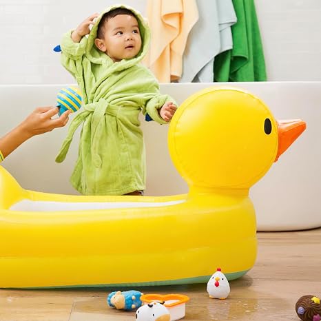 BAÑERA INFLABLE CON SENSOR DE TEMPERATURA PATO MUNCHKIN 32201 - Imagen 5