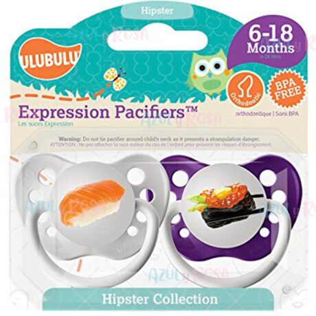 899602001382 UNISEX SET PACIFICADOR SUSHI - SASHIMI 6-18M 2 PZAS ULUBULU