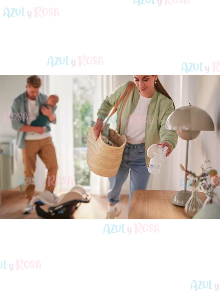 EXTRACTOR MANUAL VIA CON VASITOS PARA ALMACENAMIENTO AVENT SCF430/13 - Imagen 7