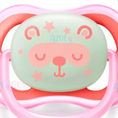 CHUPETE NOCTURNO ULTRA AIR NINA 6-18M DUO AVENT SCF376/22