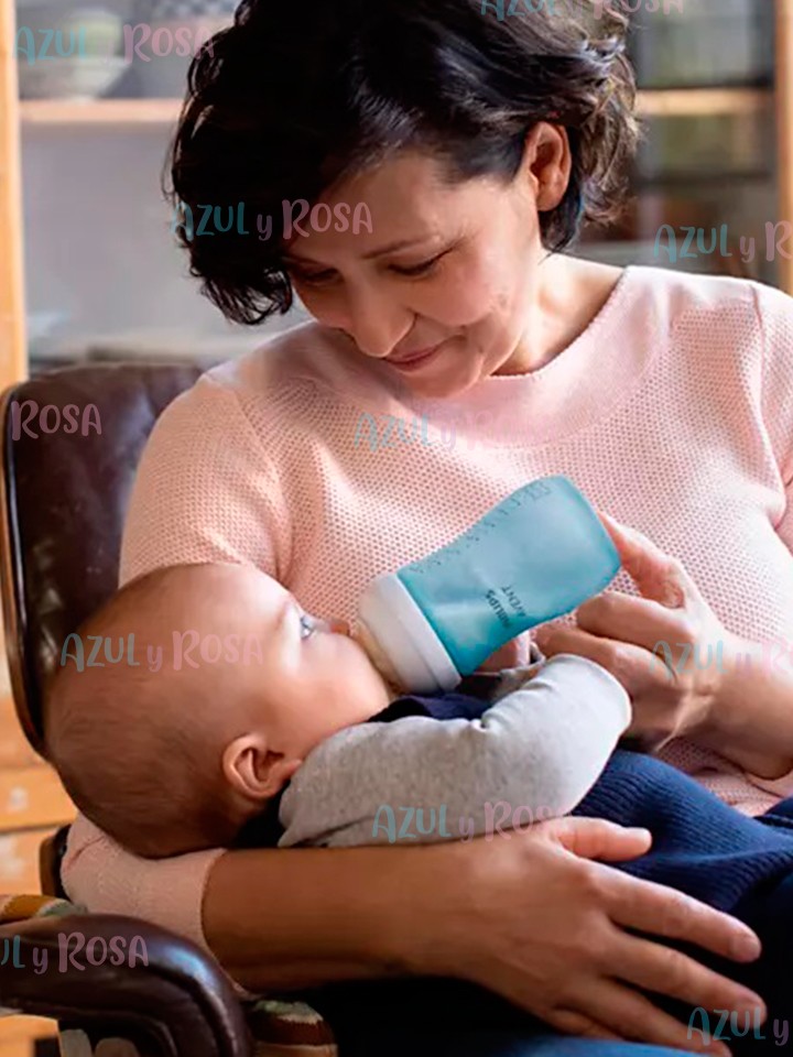 BIBERON NATURAL RESPONSE 9OZ AZUL AVENT SCY903/21 - Imagen 4