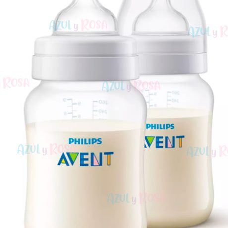 SCF813/27 BIBERON ANTICOLICO DUO 9 OZ TRANSPARENTE AVENT
