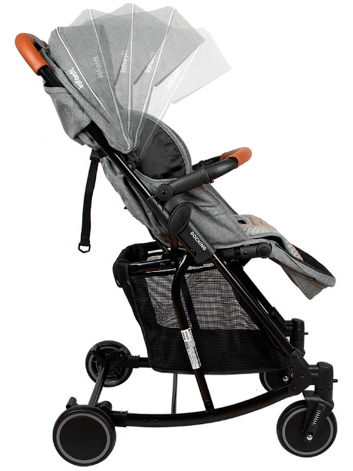 COCHE MECEDOR ROCKING INFANTI GRIS A609-GREY - Imagen 6