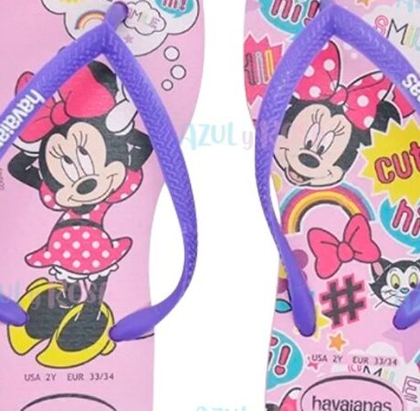 41899 25-26 (T10) MINNIE CHANCLA  ROSA HAVAIANAS