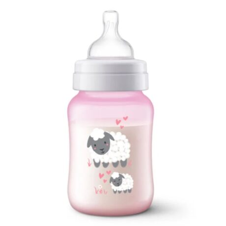 Biberon Anticolico Decorado Sheep 9oz Avent SCY121/05