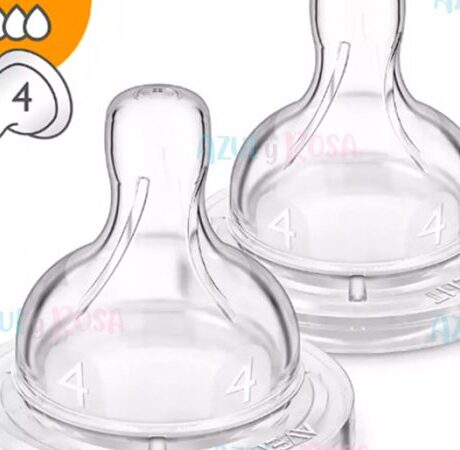 SET TETINAS CLASICA FLUJO RAPIDO 2 PZAS AVENT SCF634/27