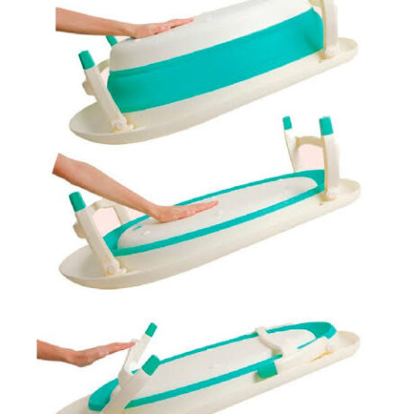BAÑERA PLEGABLE TRAVEL TURQUESA CUTEBABIES 11500003