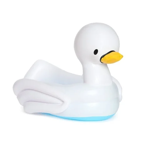 BAÑERA INFLABLE CON SENSOR DE TEMPERATURA CISNE MUNCHKI 17148