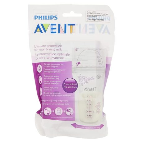 BOLSAS PARA ALMACENAR LECHE  25 UNID AVENT SCF603/25