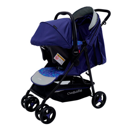 COCHE TRAVEL SYSTEM TITANIO AZUL ANIMALES 11017898