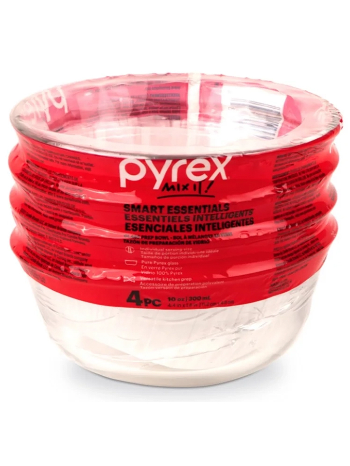 thumbnail image 2 of Pyrex 6001143 Bakeware 10-Ounce Glass Custard Cups Set Of 4, Clear 2 of 12