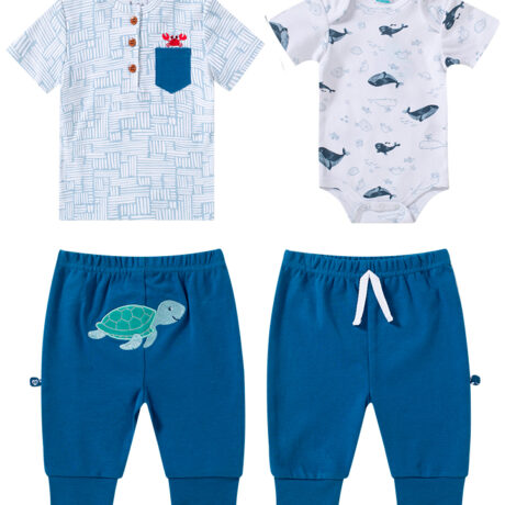 SET 3 PZAS BODY, FRANELA Y PANTALÓN JOGGER 04251426