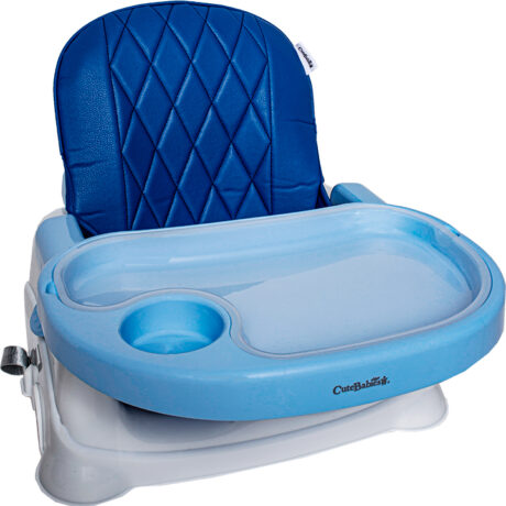 SILLA DE COMER ALZADOR PLEGABLE MULTIUSO 2 EN 1 RAINBOW AZUL 01085031