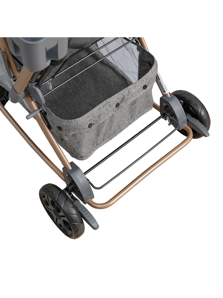 COCHE CUNA MECEDEOR GENOVA PINK GOLD INFANTI - Imagen 6