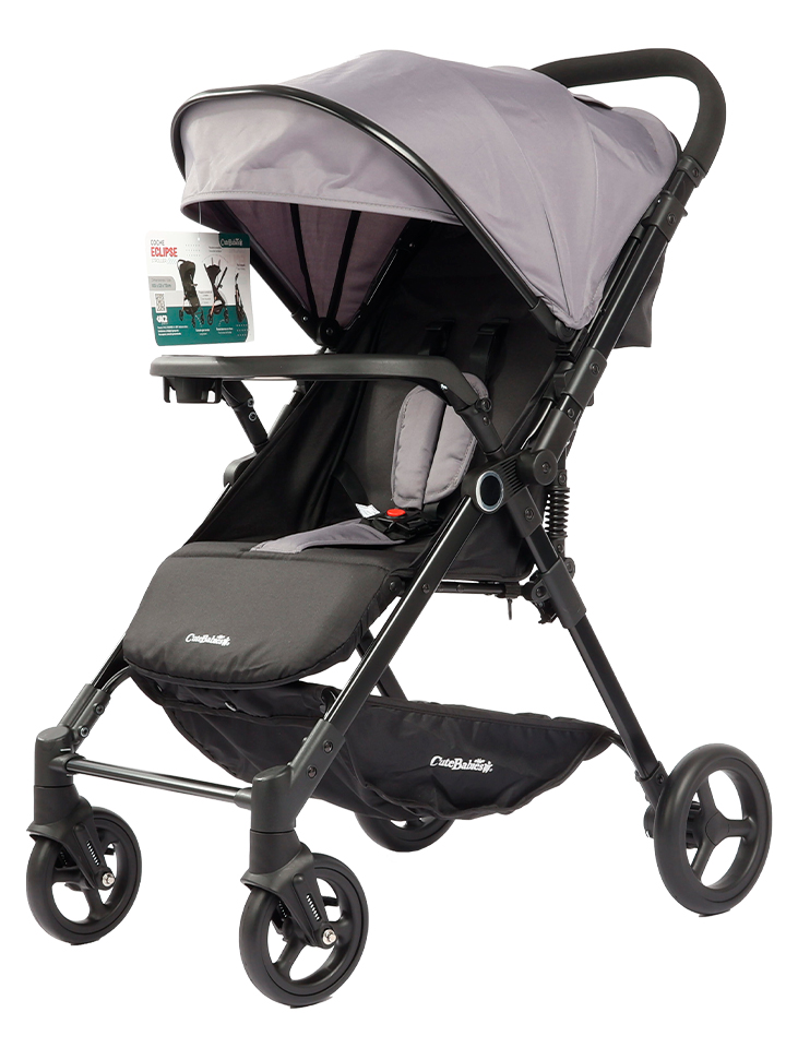 COCHE PARA BEBÉ ECLIPSE GRIS CUTEBABIES 11010103 - Imagen 2
