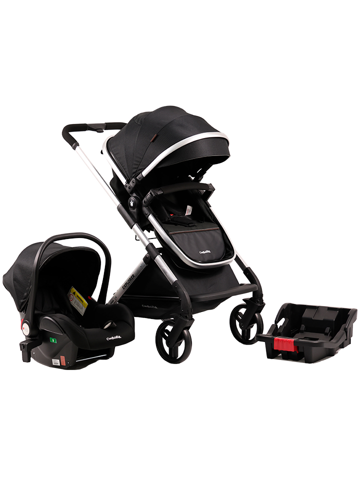 COCHE TRAVEL SYSTEM 4 EN 1 EXPLORER NEGRO CUTEBABIES 11017100