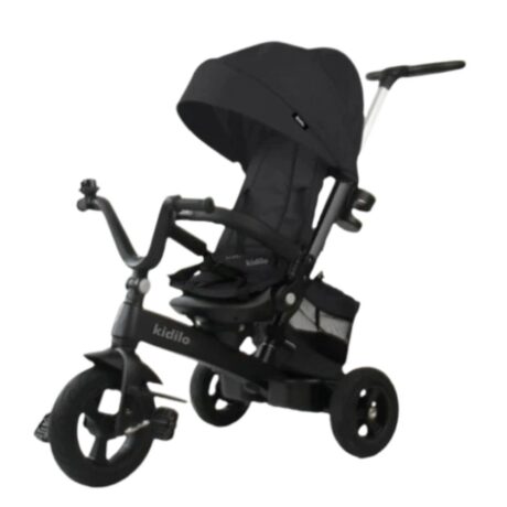 COCHE TRICICLO PARA BEBÉ BLACK 3001