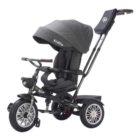 COCHE TRICICLO PARA BEBÉ PREMIUM GRAY 3366