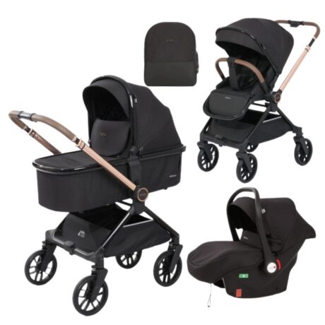 COCHE CUNA 3 EN 1 BLACK D900-3B1