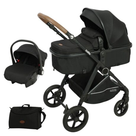 COCHE CUNA CON CARGUERA BLACK