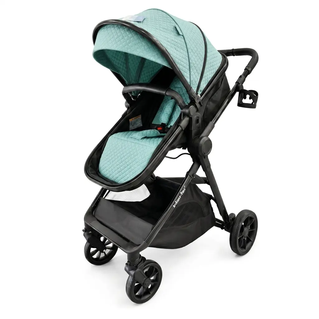 COCHE MOISES 2 EN 1 VERDE C03-IMP7329-V - Imagen 2