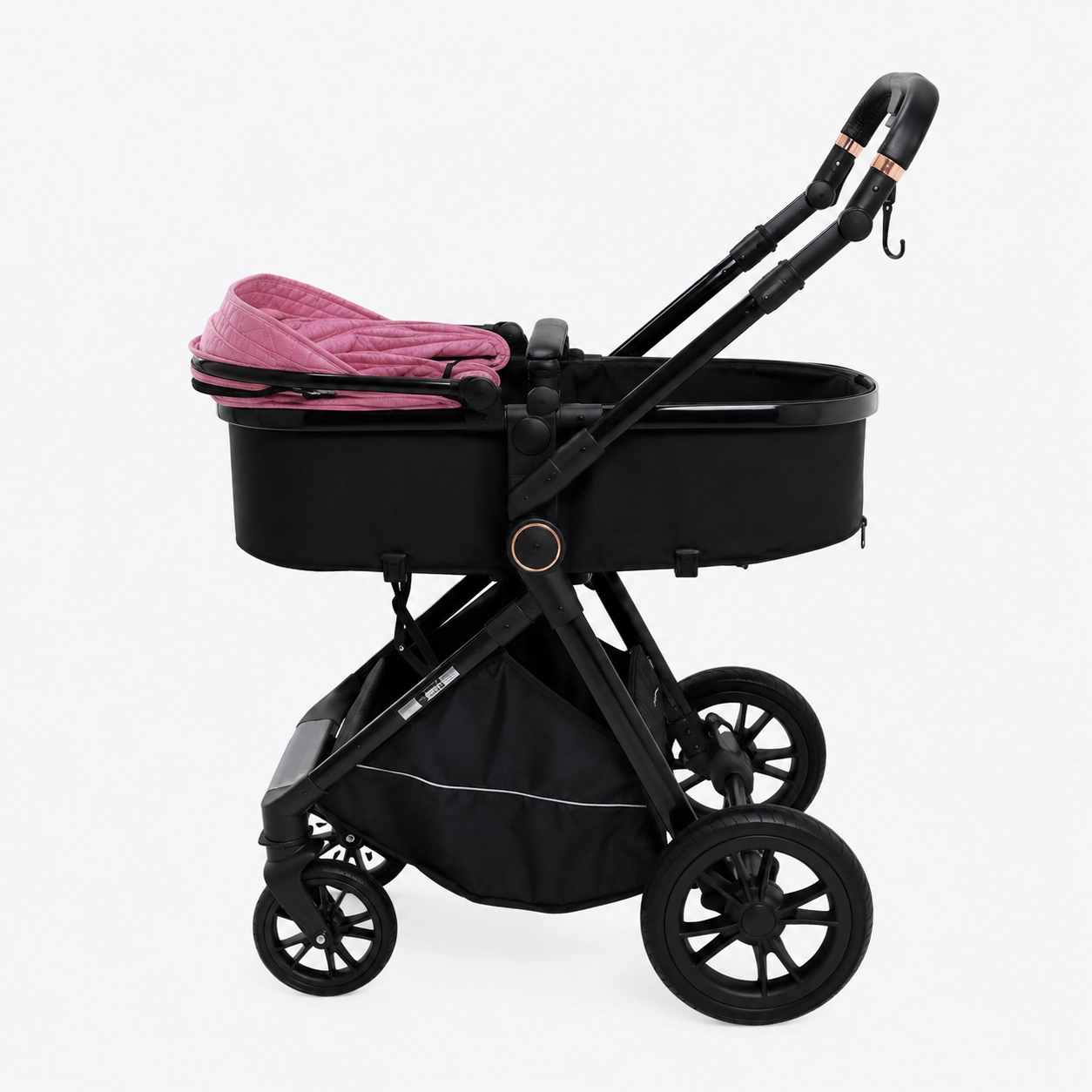 COCHE MOISES 2 EN 1 ROSADO C03-IMP7329-R - Imagen 7
