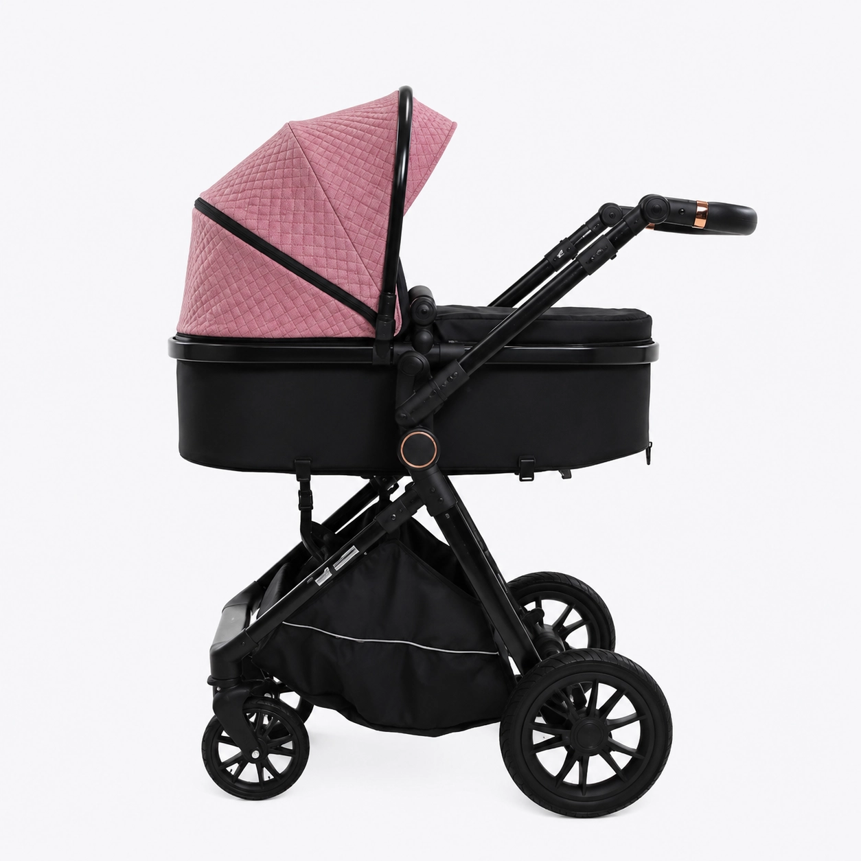 COCHE MOISES 2 EN 1 ROSADO C03-IMP7329-R - Imagen 4