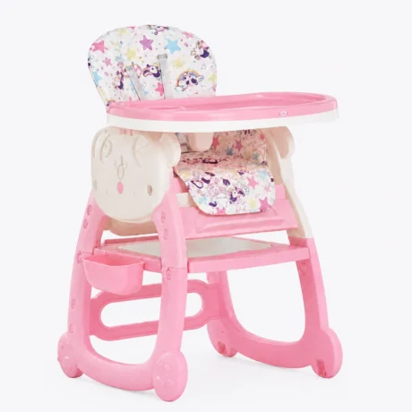 SILLA DE COMER ESCRITORIO 4 EN 1 ROSADA C08-IMP7302-R