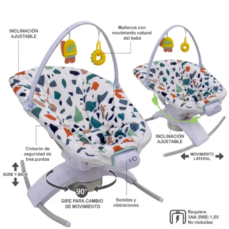SILLA MECEDORA ELECTRICA 360° EDICION TORTUGA