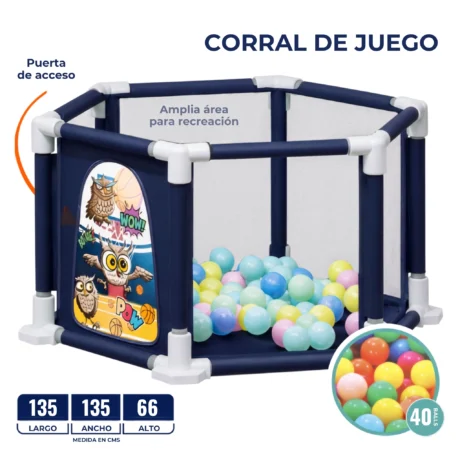 CORRAL PARA JUEGO C14-IMP7951-AB Edicion Buhos AZUL