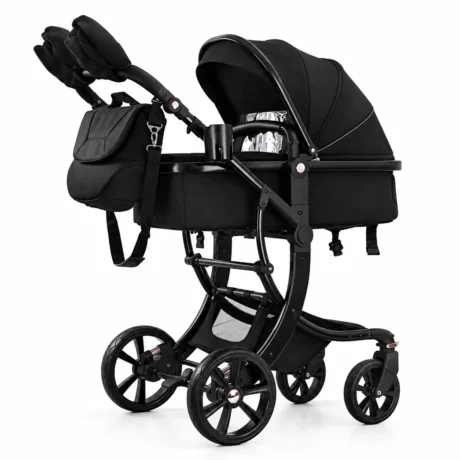 COCHE PARA BEBE MOISES 2 EN 1 DE LUJO G600